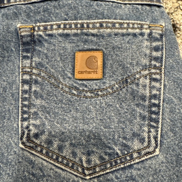 Carhartt Relaxed Fit Jeans 44x30 Straight Leg B178TW Men's Size 100% Cotton #473 - Picture 14 of 16